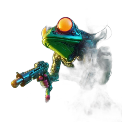 weapon, dragon, staff, robot transparent PNG cut-out