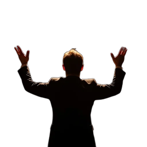 jacket, staff, orchestra, conductor transparent PNG cut-out