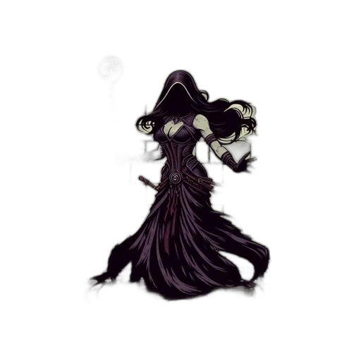 staff, dress, mask, creature transparent PNG cut-out