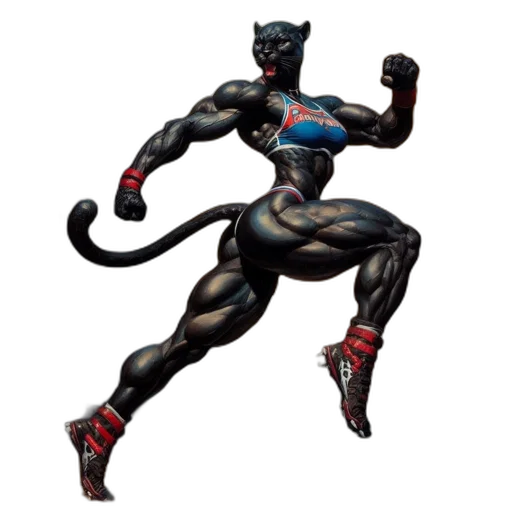 animal, concept art, comic book art, pixel art transparent PNG cut-out