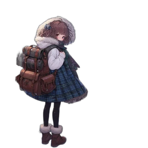 jacket, dress, robot, creature transparent PNG cut-out