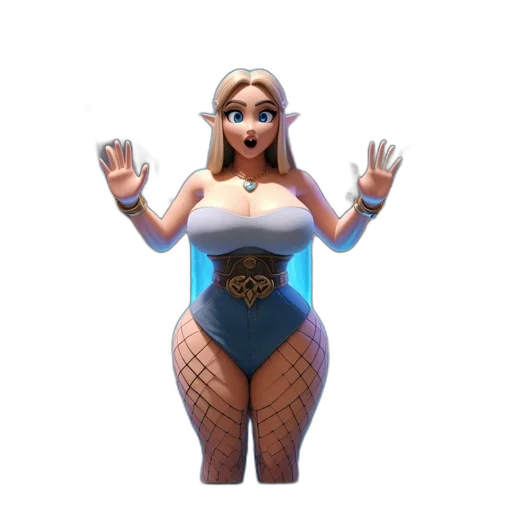 dress, concept art, 3d render, fantasy art transparent PNG cut-out