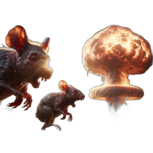animal, concept art, 3d render, fantasy art transparent PNG cut-out