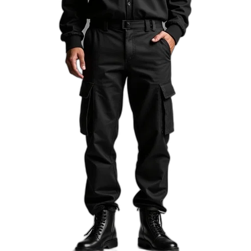 jacket, staff, cyberpunk, 3d render transparent PNG cut-out