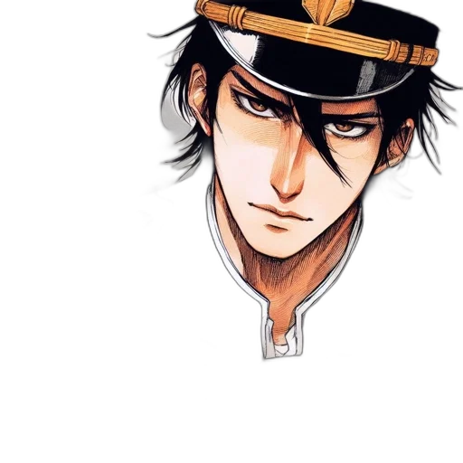 hat, staff, face, crown transparent PNG cut-out