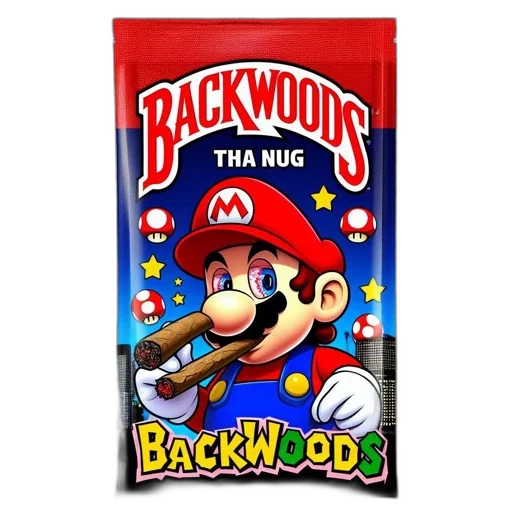 food, 3d render, mario, iconic transparent PNG cut-out