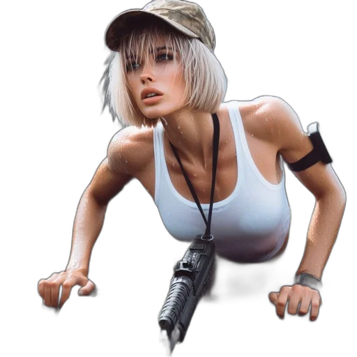 weapon, robot, staff, concept art transparent PNG cut-out