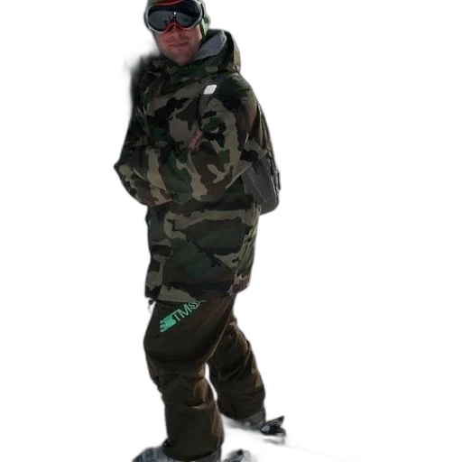 jacket, staff, hat, creature transparent PNG cut-out