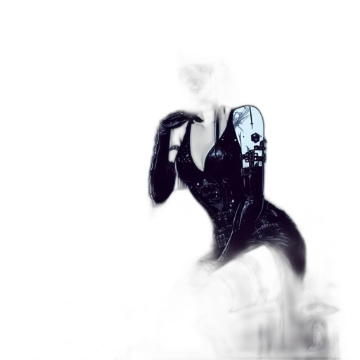 mask, robot, creature, face transparent PNG cut-out