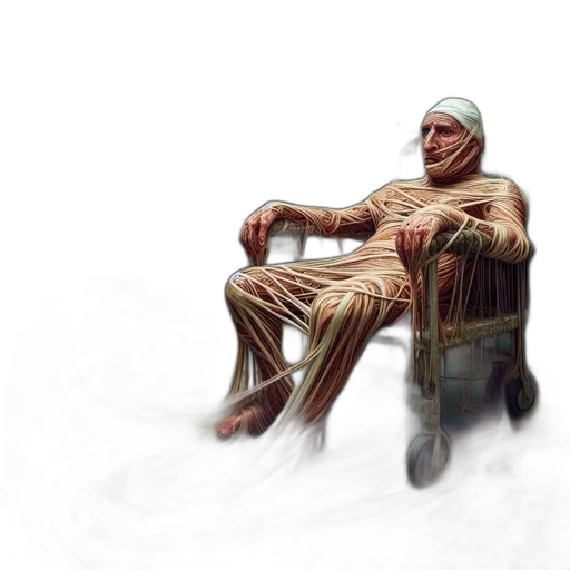 furniture, staff, face, creature transparent PNG cut-out