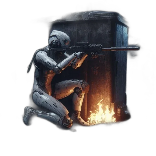 weapon, robot, mask, furniture transparent PNG cut-out