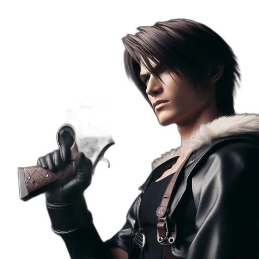 weapon, jacket, concept art, photorealistic transparent PNG cut-out