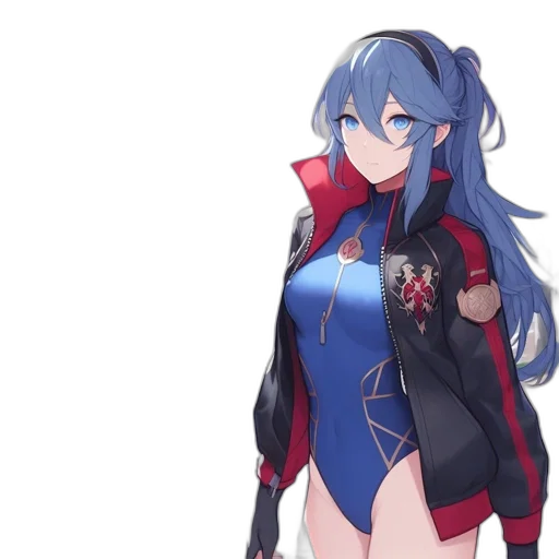 jacket, weapon, dress, staff transparent PNG cut-out