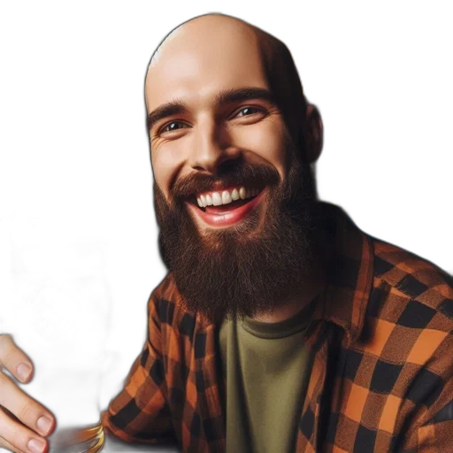 face, hair, food, jacket transparent PNG cut-out