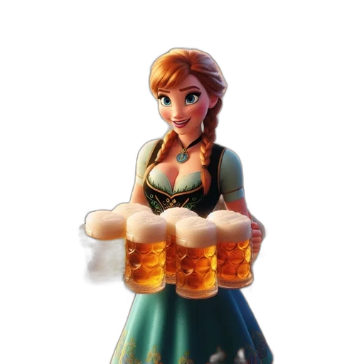dress, bottle, crown, weapon transparent PNG cut-out
