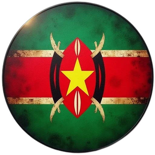 kenya, flag, disc, effect transparent PNG cut-out