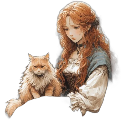 animal, staff, fantasy art, pixel art transparent PNG cut-out