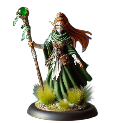 staff, fantasy art, concept art, green transparent PNG cut-out