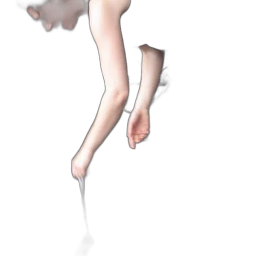 dress, staff, creature, shoes transparent PNG cut-out