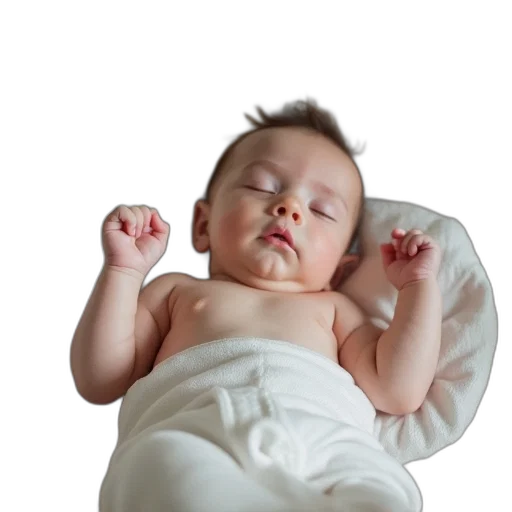 face, photorealistic, 3d render, baby transparent PNG cut-out