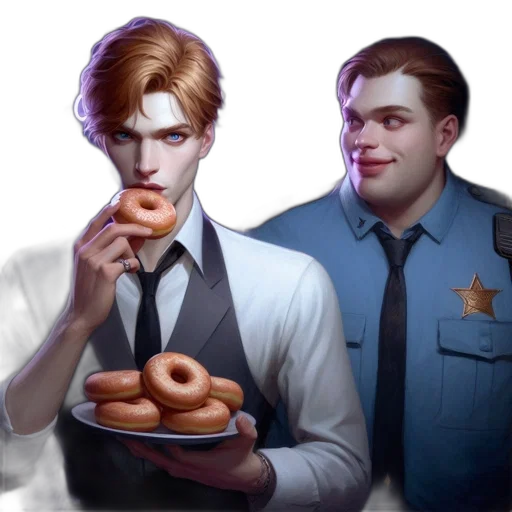 food, concept art, comic book art, pixel art transparent PNG cut-out