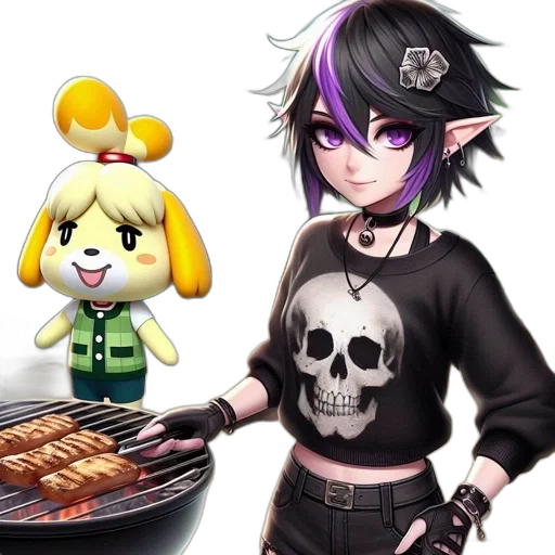 food, animal, pixel art, concept art transparent PNG cut-out
