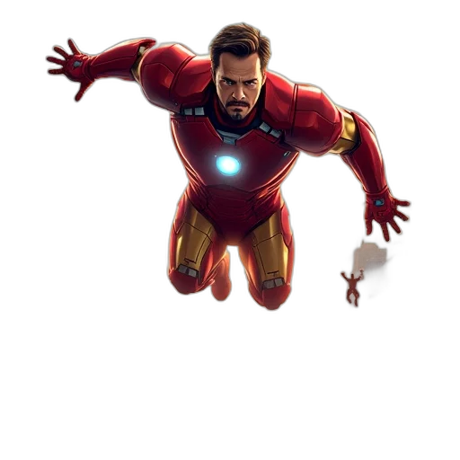 robot, comic book art, concept art, 3d render transparent PNG cut-out