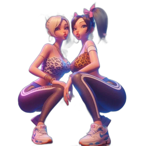 concept art, 3d render, fantasy art, vaporwave transparent PNG cut-out