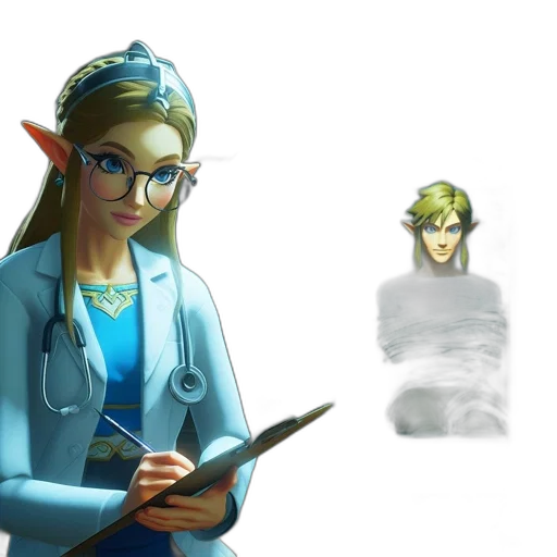 staff, concept art, fantasy art, 3d render transparent PNG cut-out