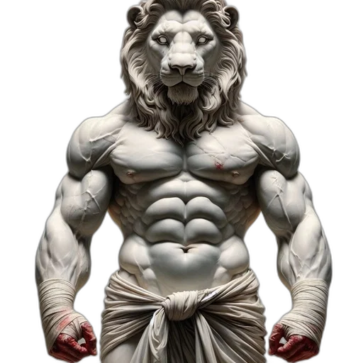 animal, photorealistic, fantasy art, 3d render transparent PNG cut-out
