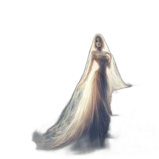 dress, crown, hair, jewelry transparent PNG cut-out