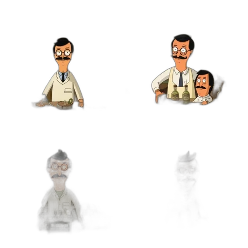 staff, robot, creature, pixel art transparent PNG cut-out