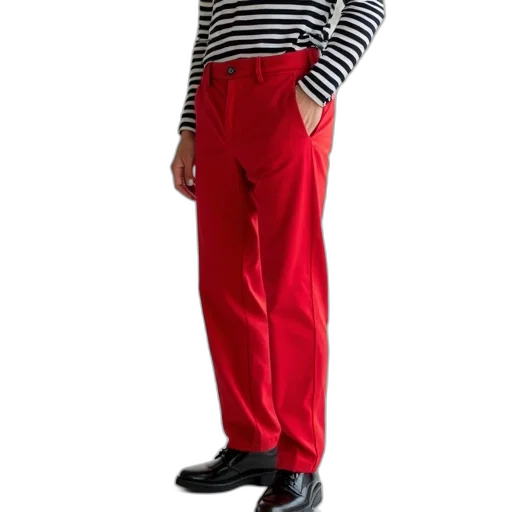 jacket, staff, red, monochrome transparent PNG cut-out
