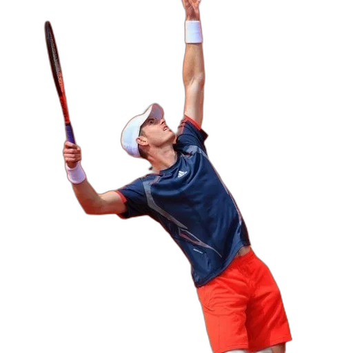 staff, 3d render, photorealistic, tennis transparent PNG cut-out