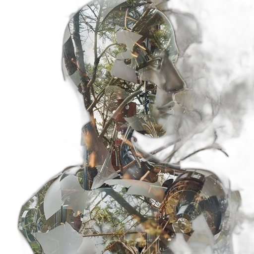 mask, crown, face, robot transparent PNG cut-out