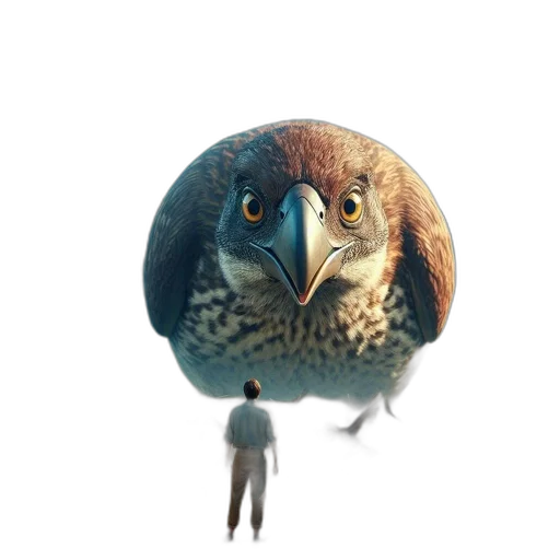animal, creature, hat, staff transparent PNG cut-out