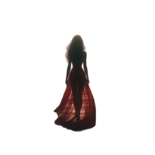 dress, hair, crown, creature transparent PNG cut-out