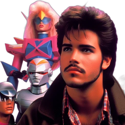 vaporwave, concept art, comic book art, fog transparent PNG cut-out
