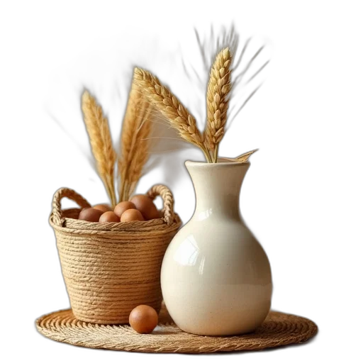 food, hat, photorealistic, 3d render transparent PNG cut-out
