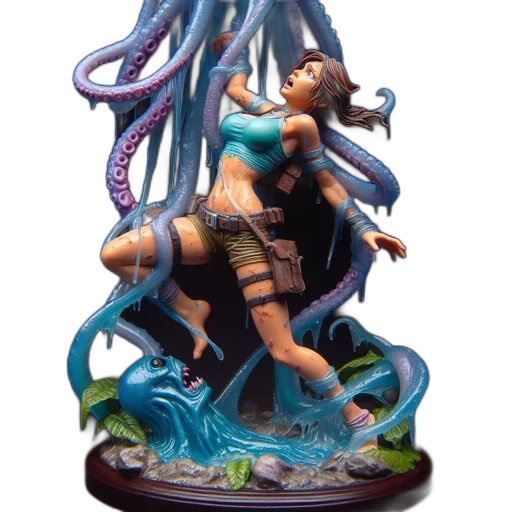 creature, concept art, fantasy art, 3d render transparent PNG cut-out