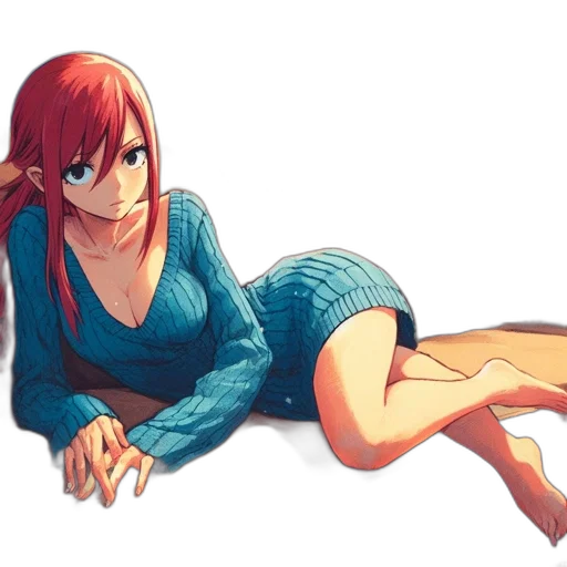 dress, creature, concept art, anime transparent PNG cut-out