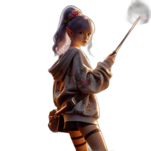 staff, weapon, sword, jacket transparent PNG cut-out