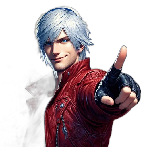 jacket, weapon, face, concept art transparent PNG cut-out