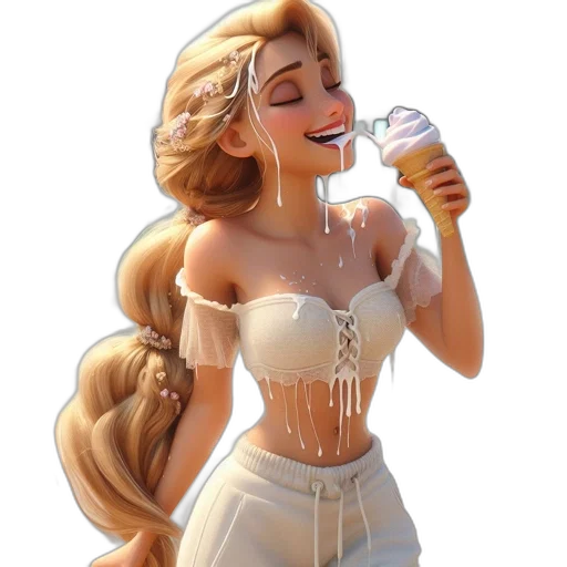 concept art, fantasy art, 3d render, cartoon transparent PNG cut-out