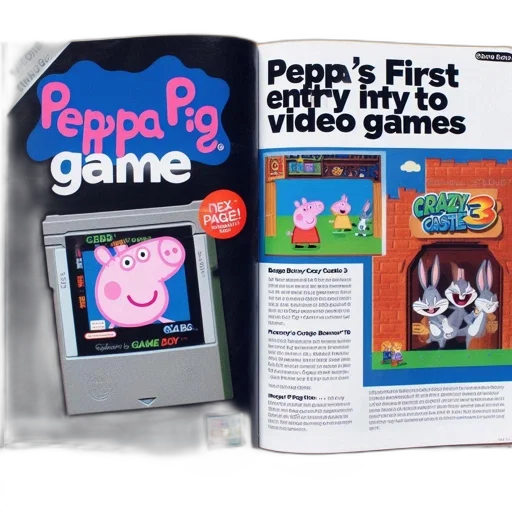 magazine, 1995, highlights, peppa transparent PNG cut-out