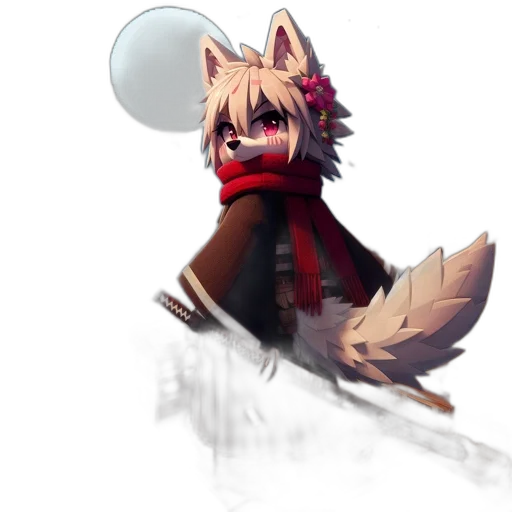 staff, weapon, animal, flower transparent PNG cut-out