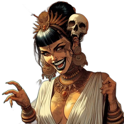 jewelry, staff, comic book art, concept art transparent PNG cut-out