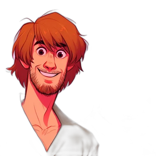 face, hair, staff, cartoon transparent PNG cut-out