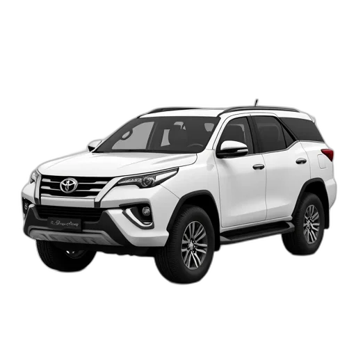 car, white, suv, black transparent PNG cut-out