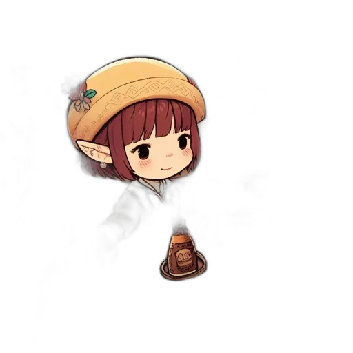 hat, staff, food, weapon transparent PNG cut-out